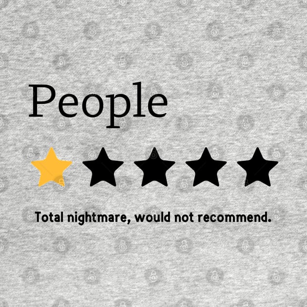 One Star Vote People by A tone for life